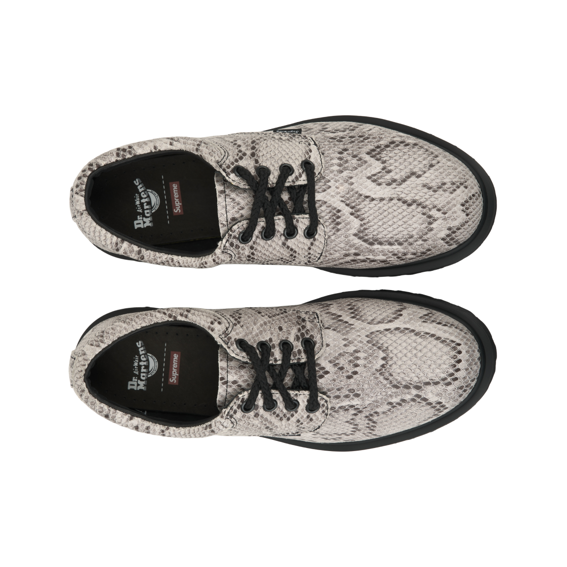 닥터마틴 x 슈프림 포스탈 슈프림 4-아이 슈 스네이크스킨 - 26SS(Dr. Martens x Supreme Postal Supreme 4-Eye Shoe Snakeskin - 26SS) - 5