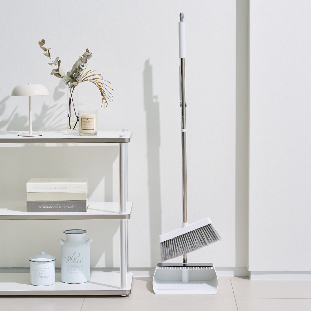 OLLY 쓰레받기 빗자루세트 미용실 쓰레받이 방 청소빗자루 OLBD01(OLLY dustpan broom set cleaning broom OLBD01) - 2