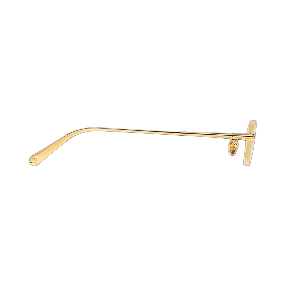 (W) 루이비통 LV 코멧 렉탱글 선글라스 골드((W) Louis Vuitton LV Comet Rectangle Sunglasses Gold) - 3