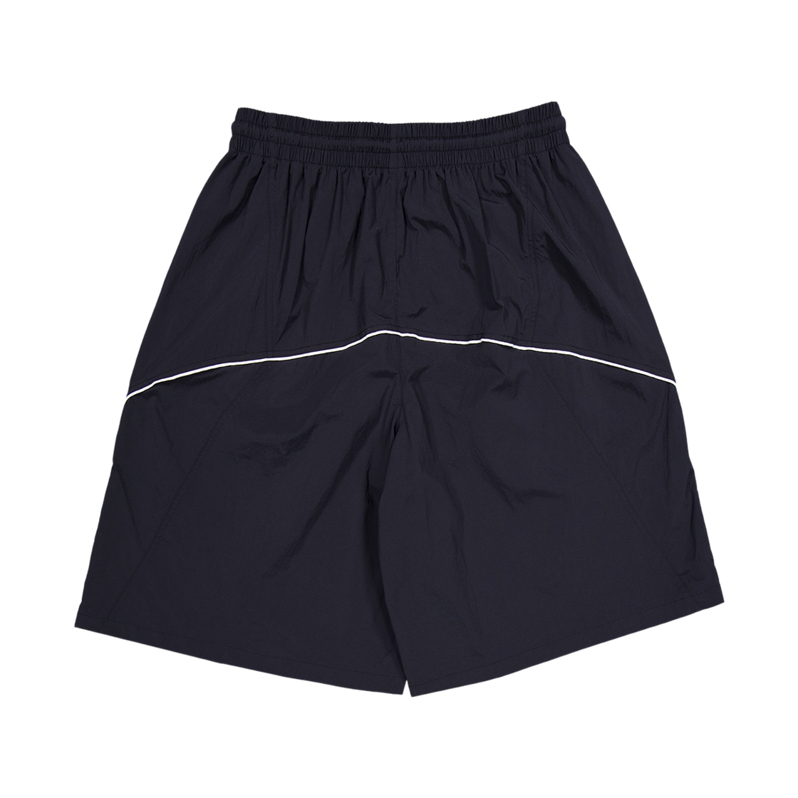 언더마이카 무.184 클래식 로고 파이핑 라인 나일론 쇼츠 블랙(Undermycar Mu.184 Classic Logo Piping Line Nylon Shorts Black) - 2