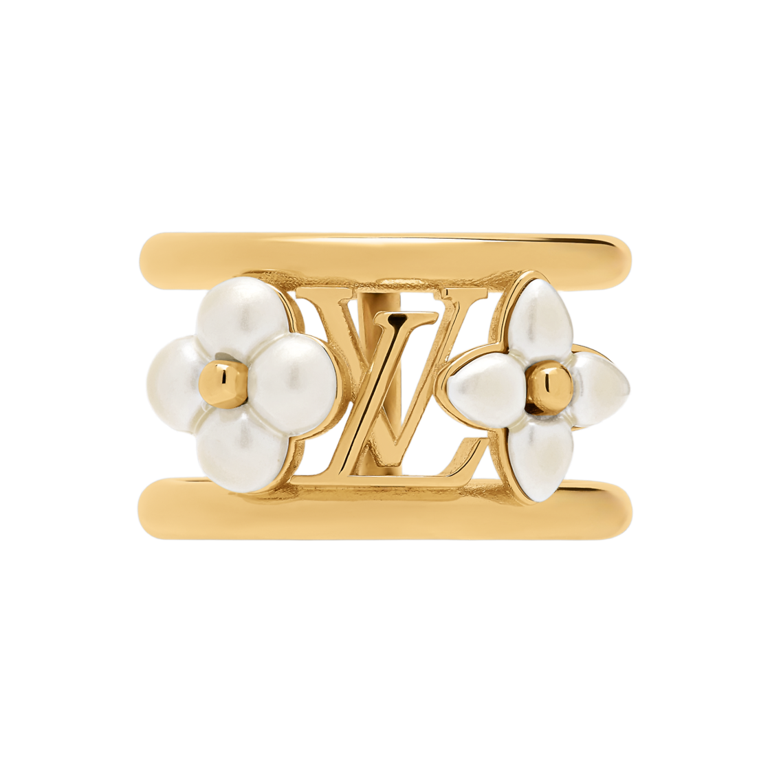 M1991S/M1991M/M1991L (W) Louis Vuitton LV Floragram XS Ring Gold