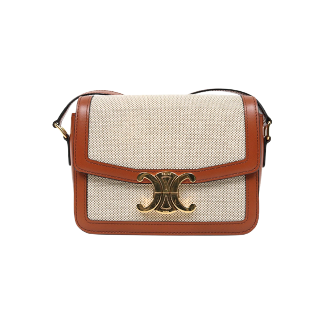 ITM5S8L6GSLJ Celine Canvas Triope Tin Shoulder Bag C-A55000