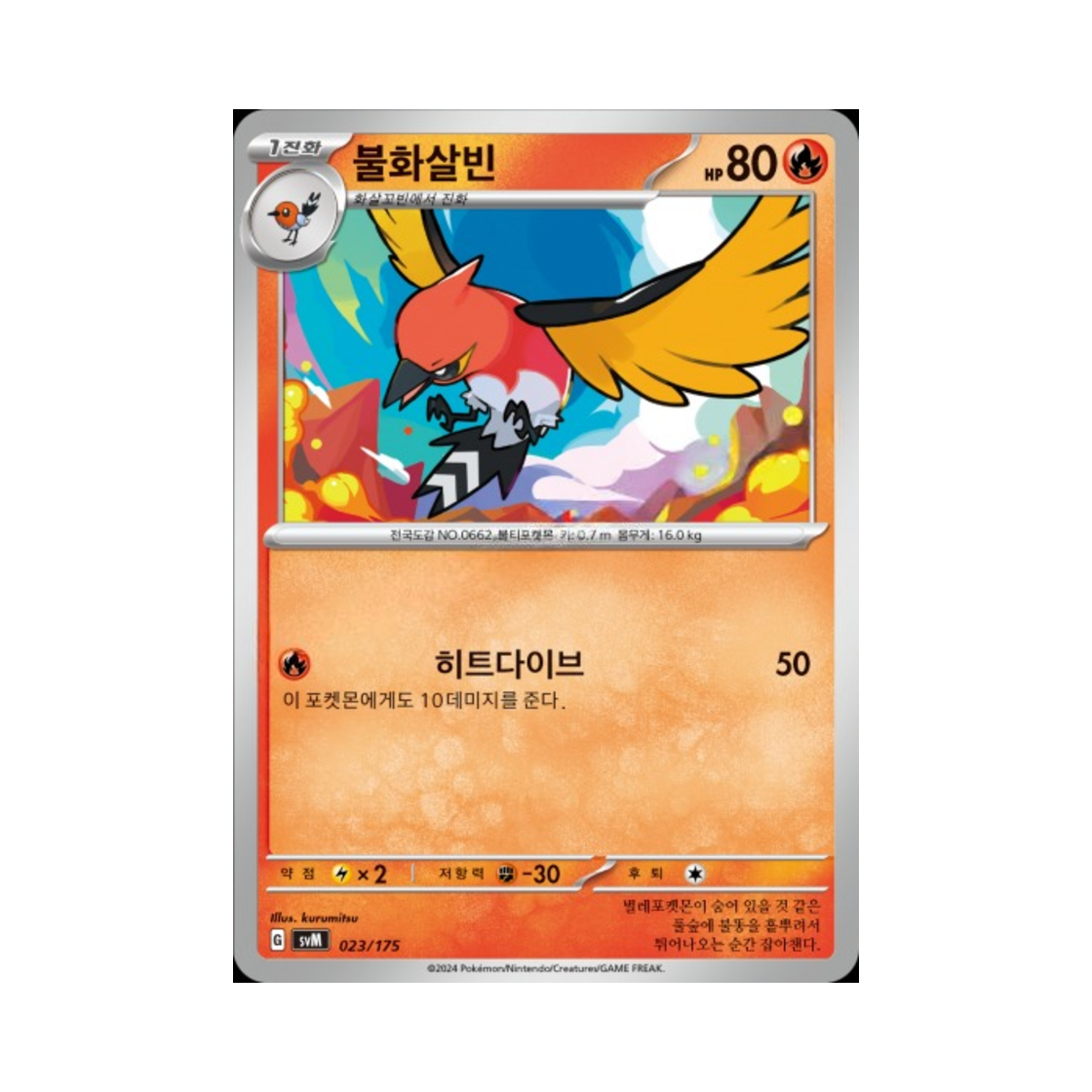 포켓몬 TCG 불화살빈 스칼렛&바이올렛 랜덤 스타터 덱 제너레이션 (한글판)(Pokemon TCG Fletchinder Scarlet & Violet Random Generations Starter Decks (Korean Ver.)) - 1