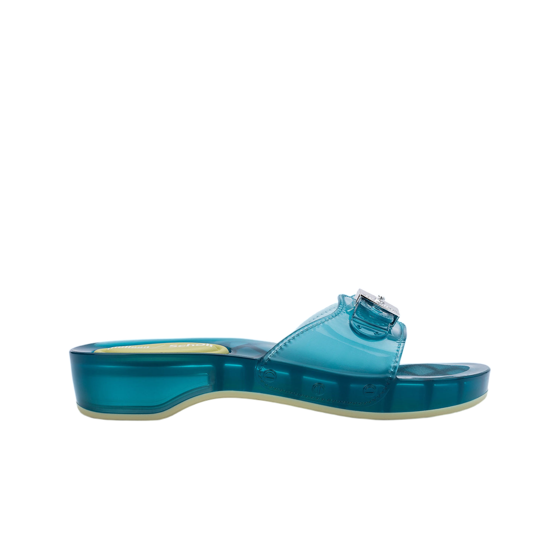 (W) 멜리사 x 숄 페스쿠라 힐 트랜스패런트 블루((W) Melissa x Scholl Pescura Heel Transparent Blue)