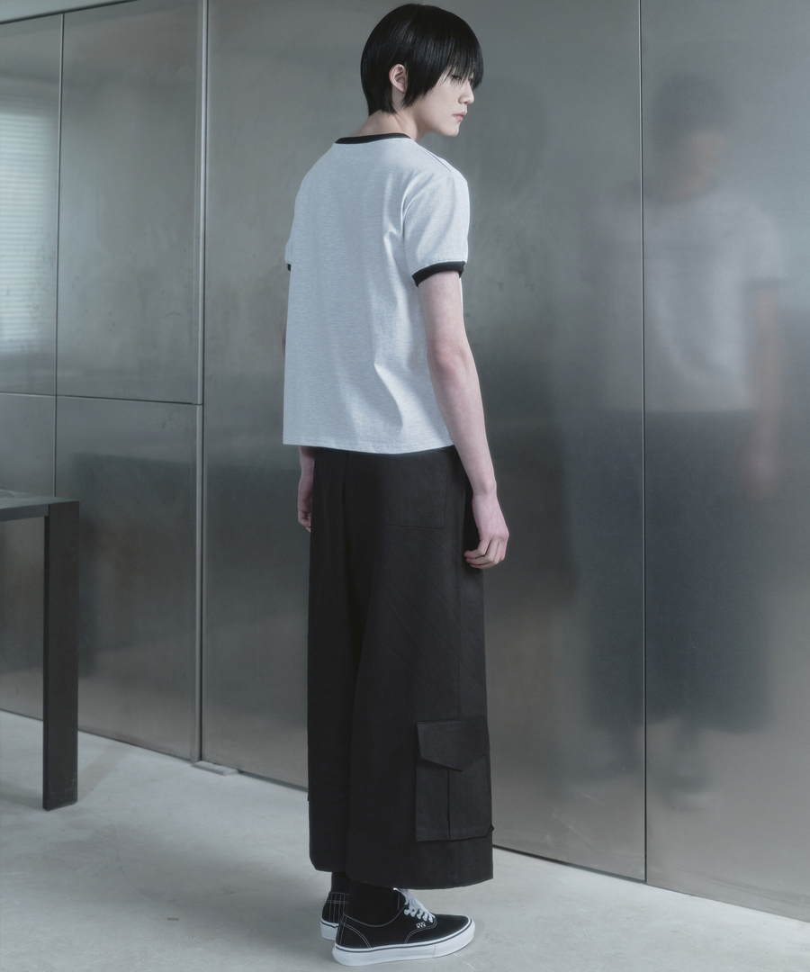 키류 카고 롱 버뮤다 팬츠 블랙(kiryu Cargo Long Bermuda Pants Black) - 5