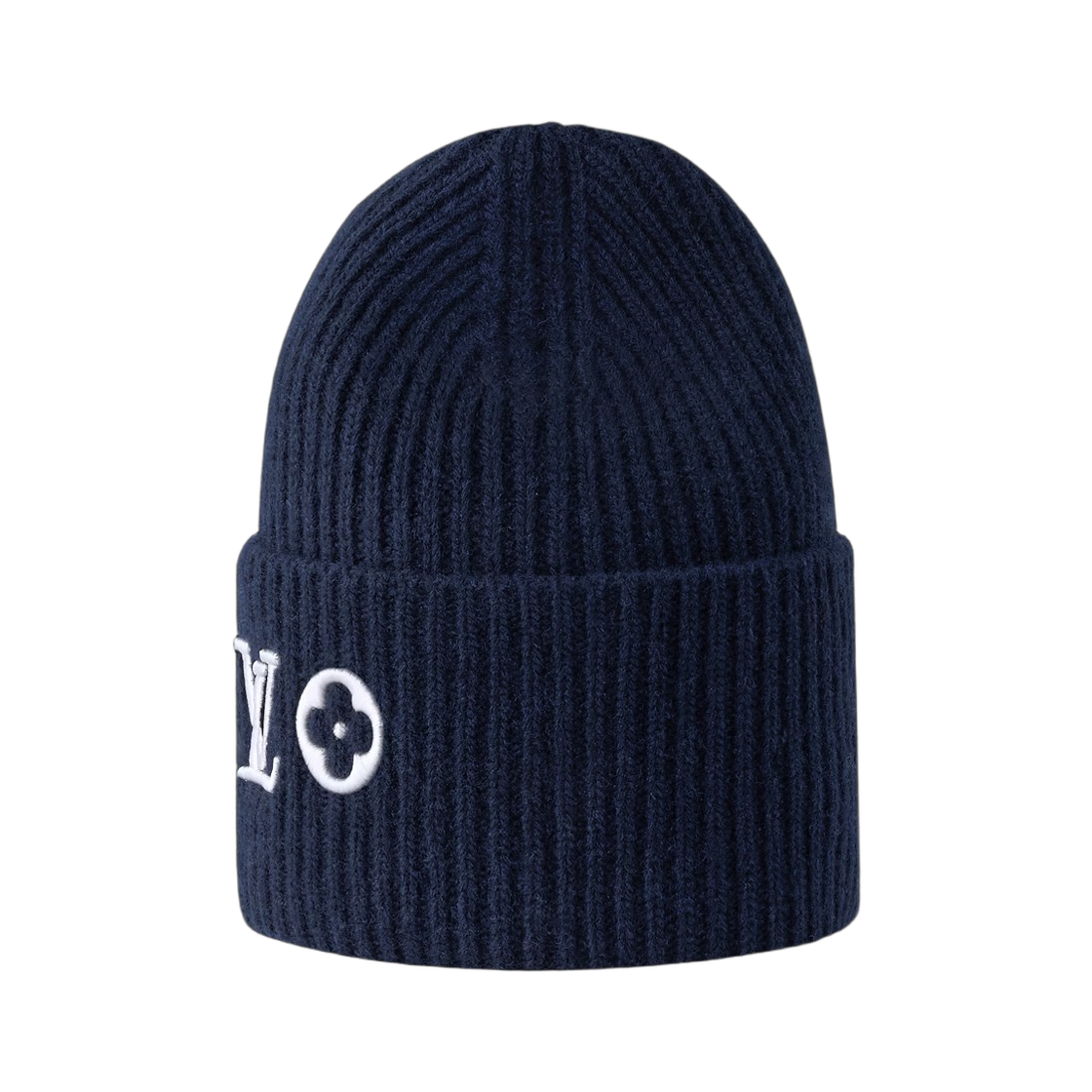 M94852 (W) Louis Vuitton LV Headline Beanie Bleu Marine
