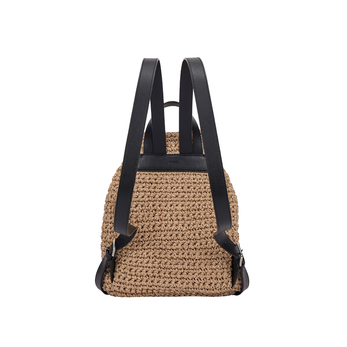 분크 보터 위빙 백팩 미듐 베이지(vunque Boater Weaving Backpack M Beige) - 4
