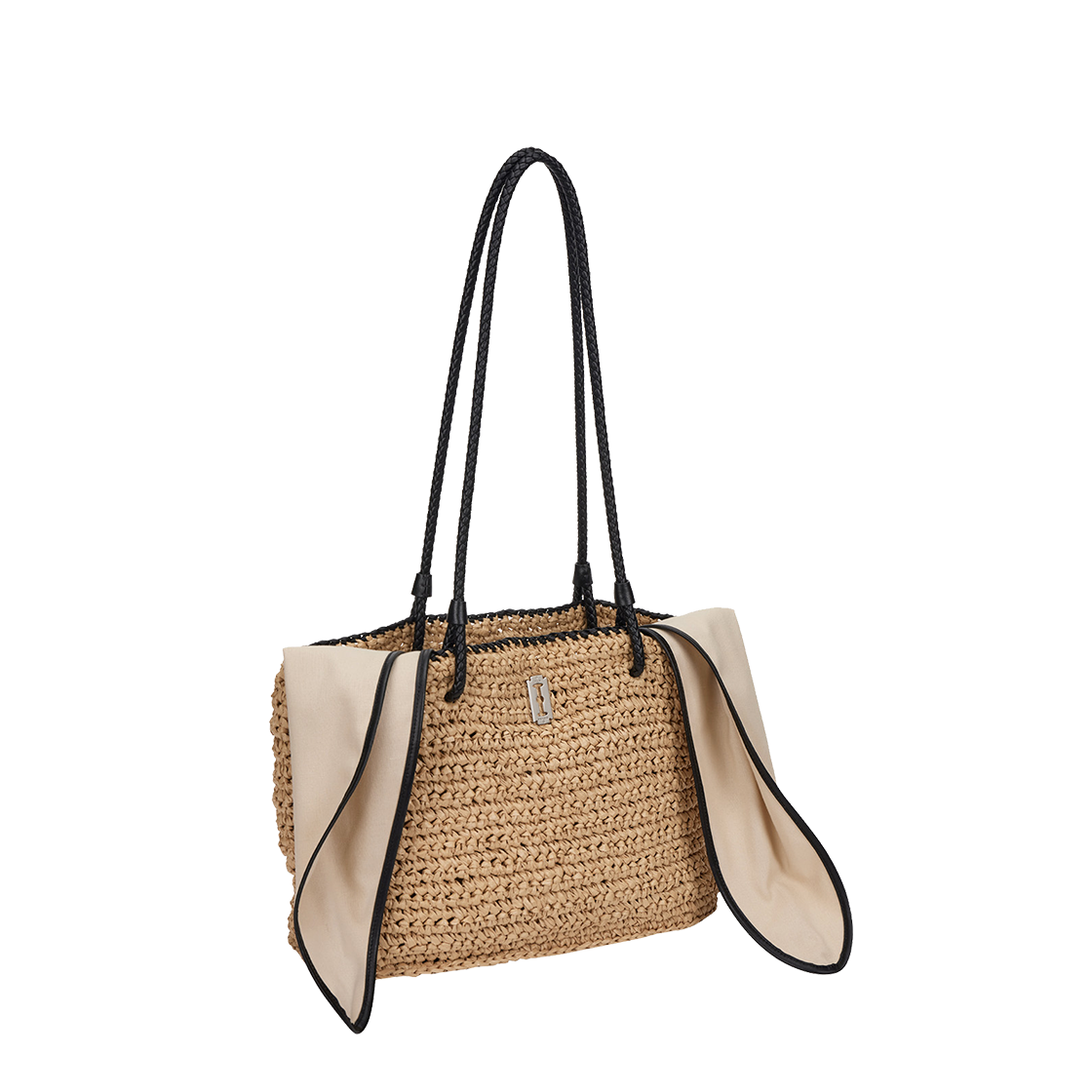 분크 보터 위빙 쇼퍼 미듐 베이지(vunque Boater Weaving Shopper M)