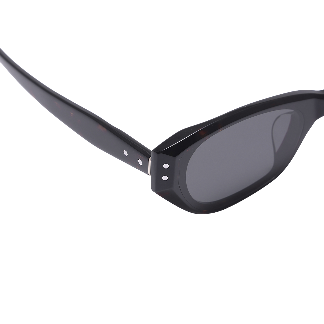 알로아이웨어 [SILVERBITE] SBS1605 1818G 플랫바 핀 오벌 톨토이즈 선글라스(ALO EYEWEAR [SILVERBITE] SBS1605 1818G Flat Bar Pin Oval Tortoise Sunglasses) - 4