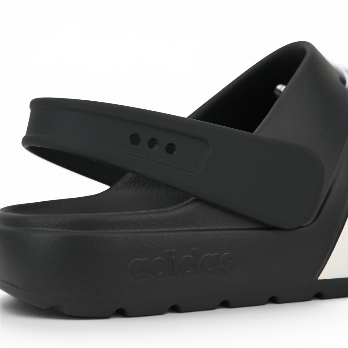 아디다스 스포츠웨어 아딜렛 클로그 2.0 코어 블랙 클라우드 화이트(Adidas Sportswear Adilette Clog 2.0 Core Black Cloud White) - 8