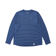 Cayl Stripe Logo Long Sleeve Blue