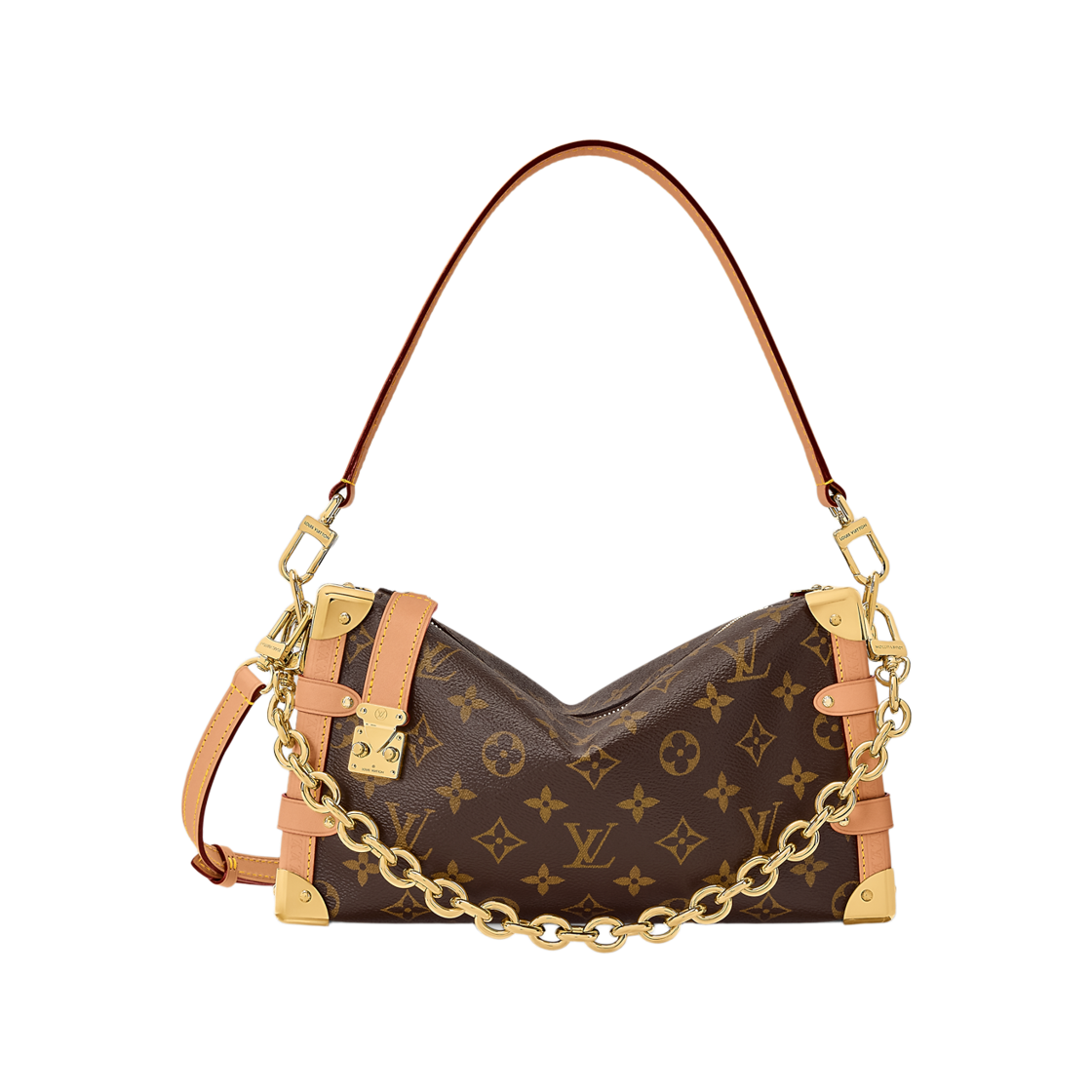 M28385 Louis Vuitton Side Trunk MM East West Monogram Canvas Brown