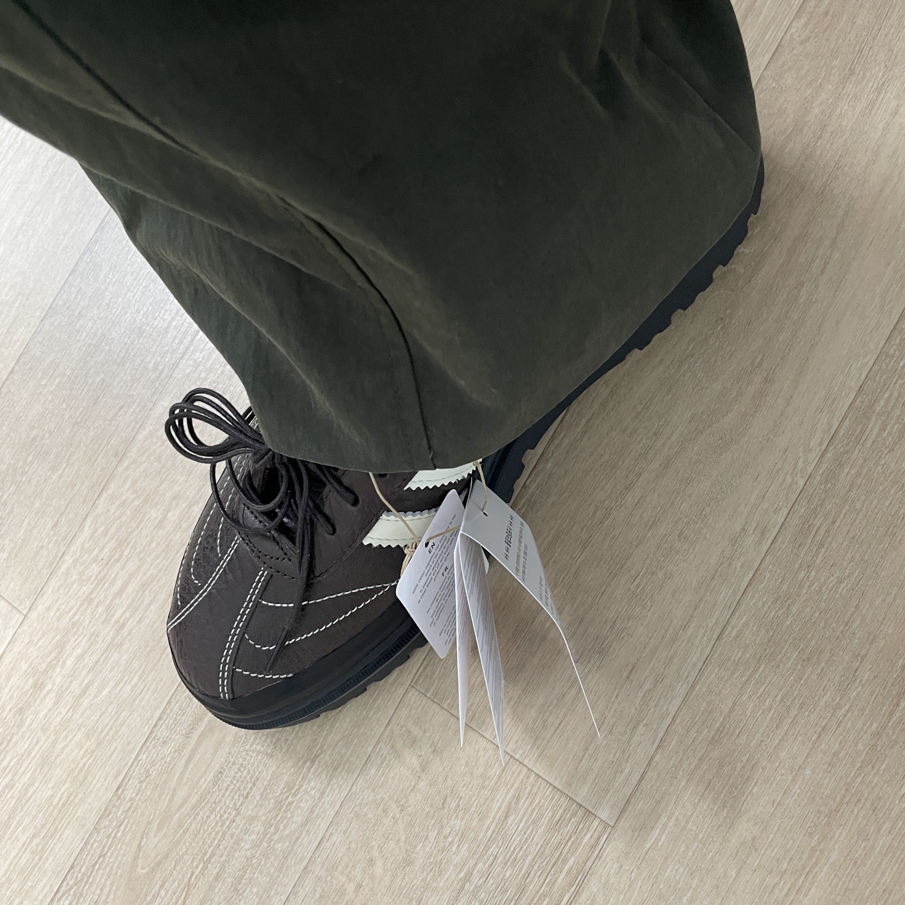 Adidas x Song for the Mute 007 Samba LX Freizeit Aurora Coffee 착용 스타일 - 4