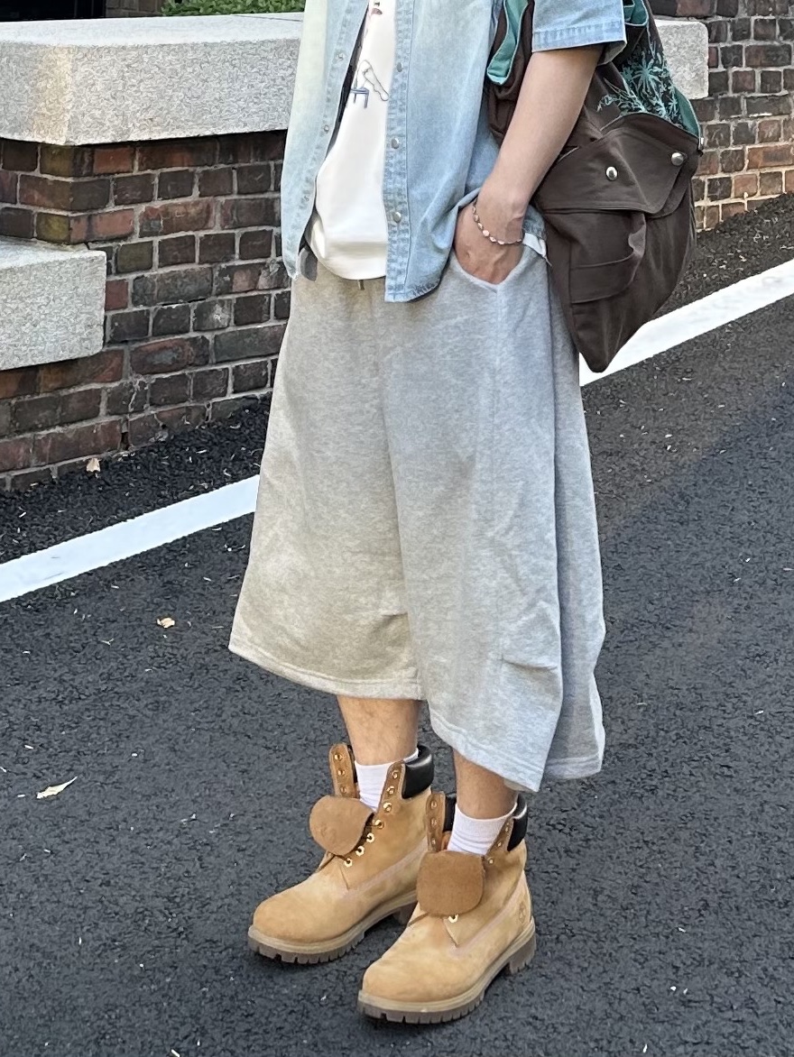 Timberland Premium 6 inch Waterproof Boot Wheat Nubuck - Wide 착용 스타일 - 7