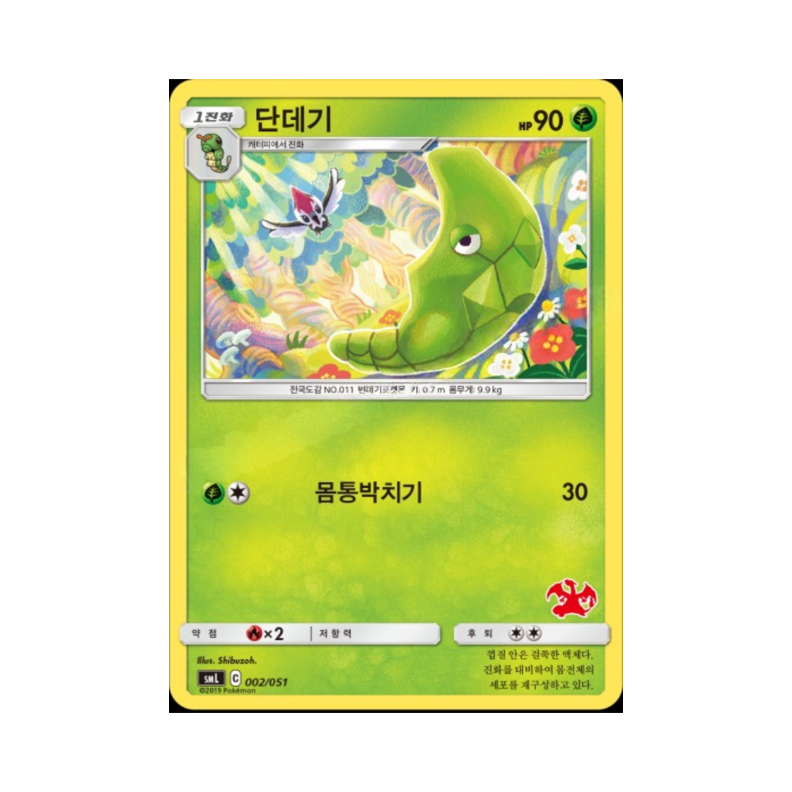 포켓몬 TCG 단데기 썬&문 패밀리 포켓몬 카드 게임 리자몽 GX 덱 (한글판)(Pokemon TCG Metapod Sun & Moon Family Pokemon Card Game Charizard GX Deck (Korean Ver.)) - 1