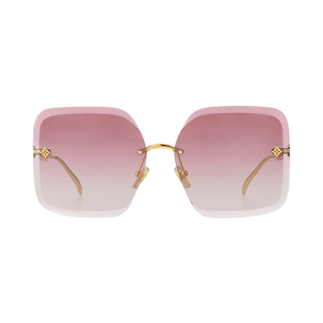 Z2422U (W) Louis Vuitton LV Jewel Square Sunglasses Gradient Pink Gold
