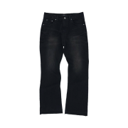 Epr. Layer Washed Flared Black Jeans