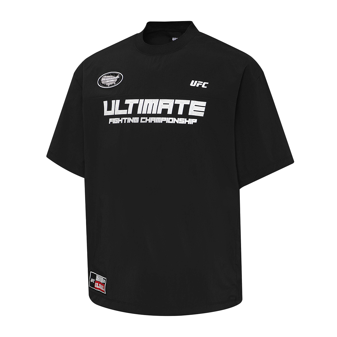 유에프씨 스포츠 무브 릴렉스핏 반팔 피스테 블랙 U2SSX2115BK(UFC SPORT Move Relaxed Fit Piste Black) - 2