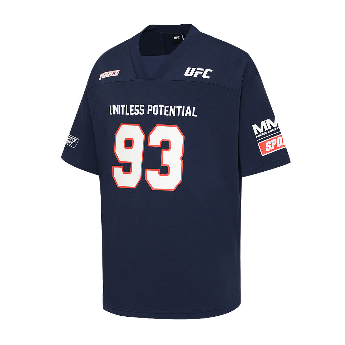 유에프씨 스포츠 위너 오버핏 풋볼 져지 티셔츠 네이비 U2SSX2118NA(UFC SPORT Winner Oversized Fit Football Jersey Short Sleeve Navy) - 2