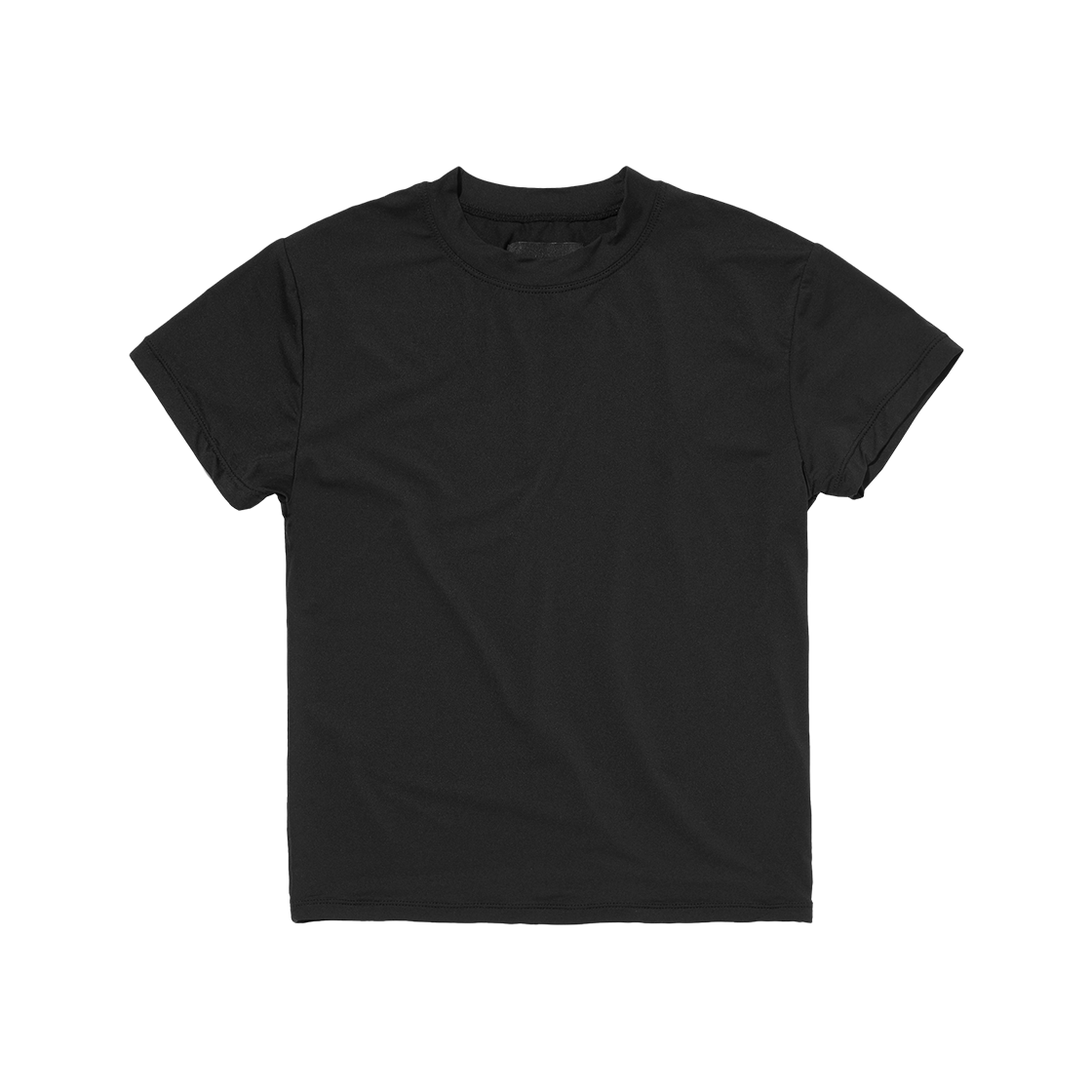 스웨이드 숏 핏 저지 블랙(Suade Short Fit Jersey Black)
