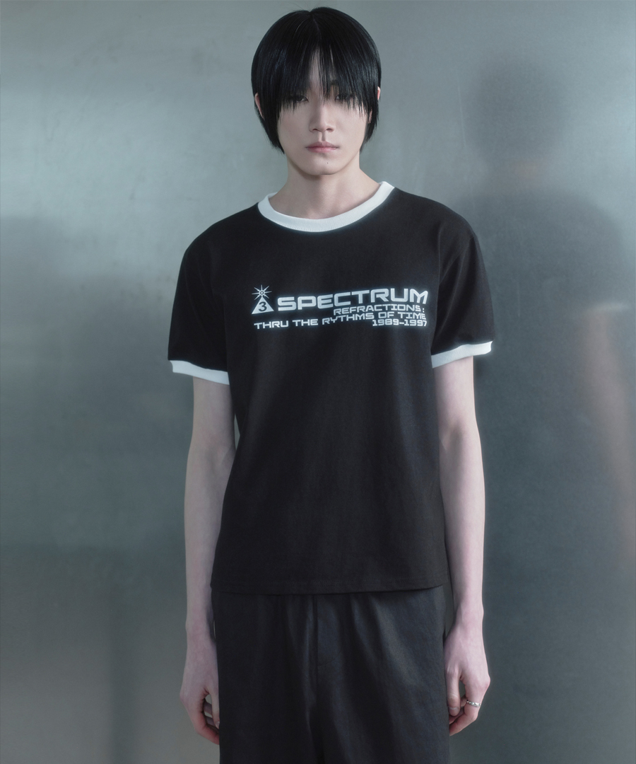 키류 스펙트럼 링거 티셔츠 블랙(kiryu Spectrum Ringer T-Shirt Black) - 2