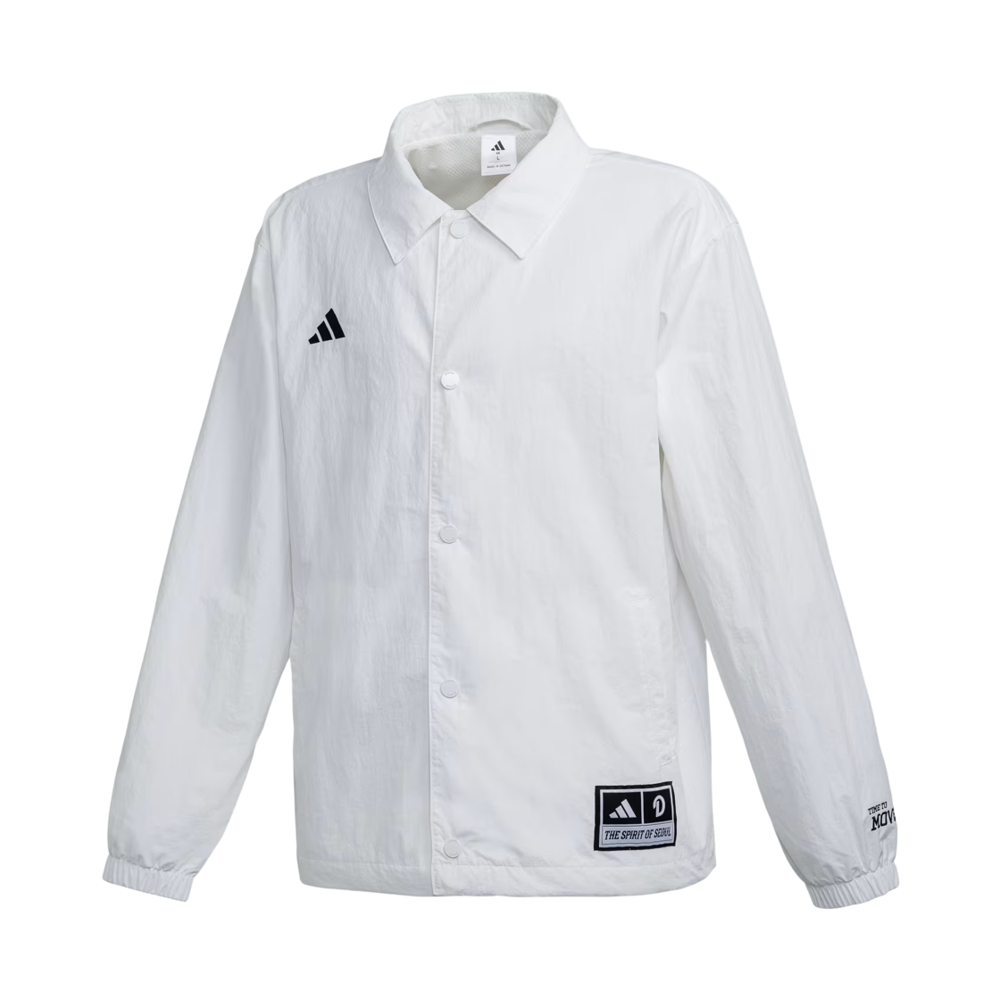 두산 베어스 x 아디다스 코치 자켓 화이트 - KR 사이즈(Doosan Bears x Adidas Coach Jacket White - KR Sizing) - 2
