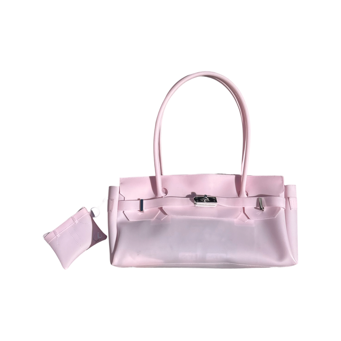 다이닛 젤리 투웨이 백 핑크(Deinet Jelly Two-Way Bag Pink)