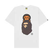 BAPE Milo on Ape Head T-Shirt White