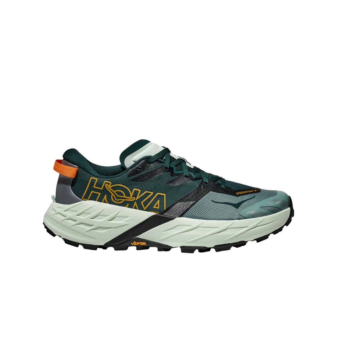 1171928-BFS Hoka Speedgoat 7 Bay Leaf Sea Glass