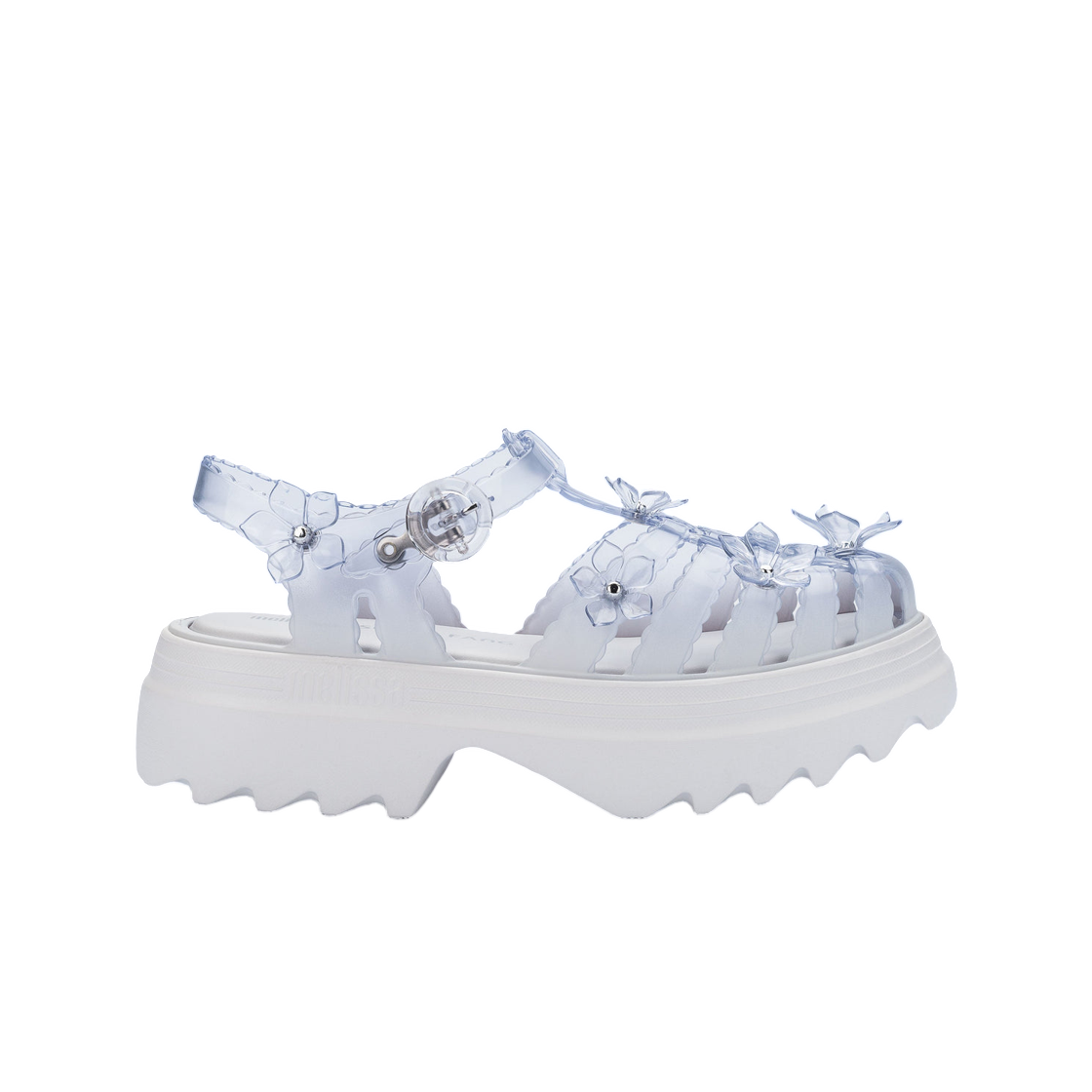 (W) 멜리사 x 수잔 팡 포세션 플랫폼 사쿠라 화이트 클리어((W) Melissa x Susan Fang Possession Platform Sakura White Clear)