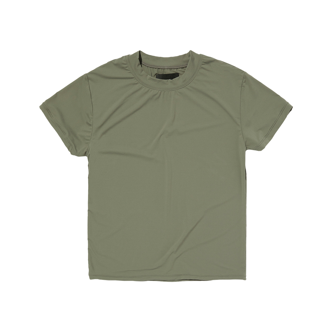 스웨이드 숏 핏 저지 딥 카키(Suade Short Fit Jersey Deep Khaki)