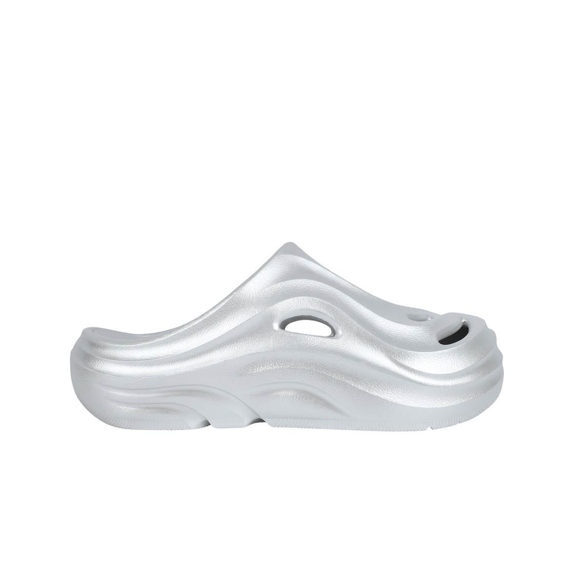 NS85S62M The North Face White Label Fiord Mule Silver