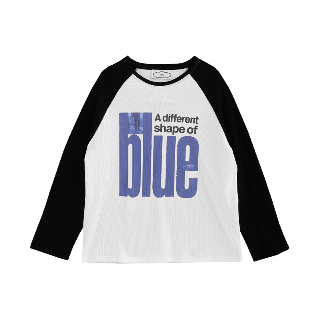 키류 블루 와플 나그랑 롱 슬리브 티셔츠(kiryu Blue Raglan Long Sleeve T-Shirt)