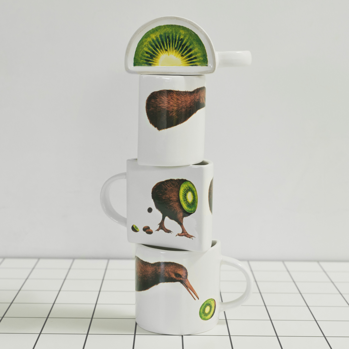 세이투셰 키위 하프 머그 세트(Say Touche Kiwi Half Mug Set) - 2