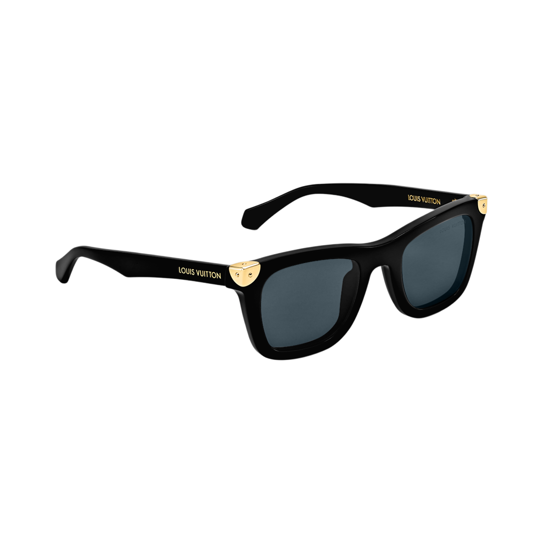 루이비통 LV 헤리티지 스퀘어 선글라스 골드 블랙(Louis Vuitton LV Heritage Square Sunglasses Gold Black) - 2