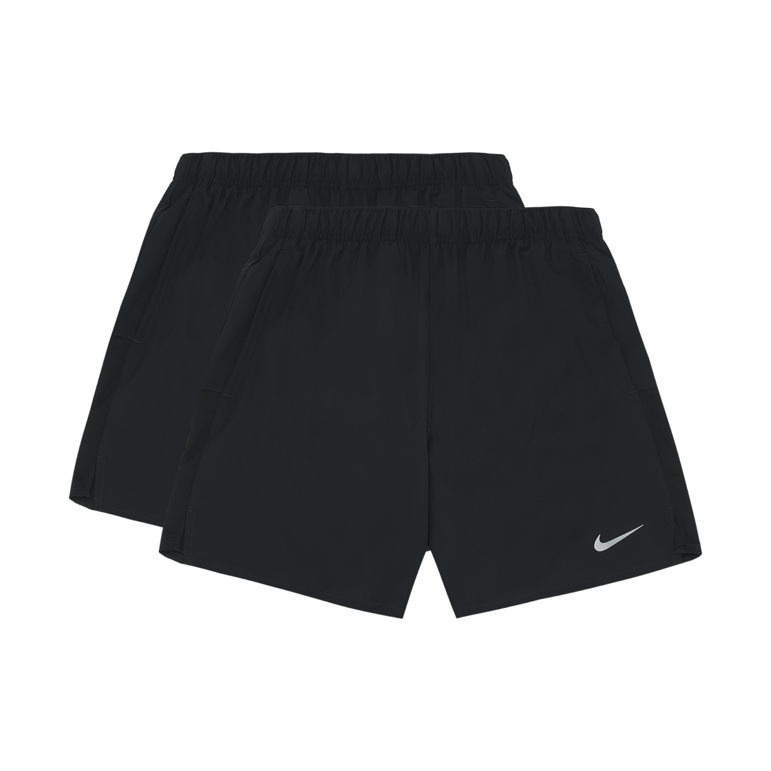 DV9360-010 Nike Challenger Dri-Fit Brief Lined 7 Inch Running Shorts Black - Asia (Bundle of 2)