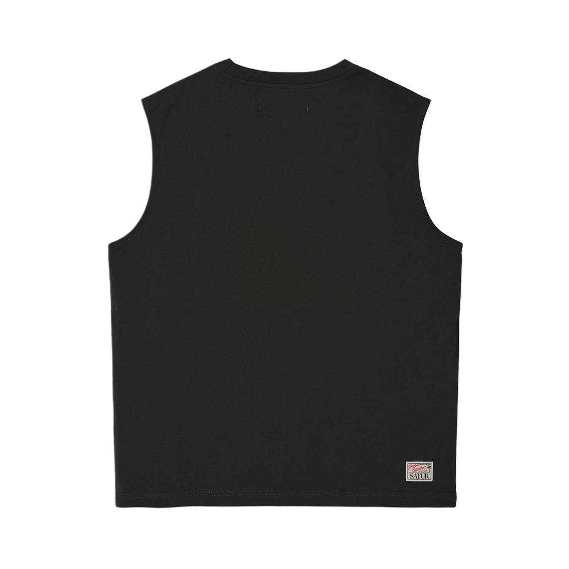 세터 세터데이 무드 레터링 슬리브리스 차콜(SATUR Saturday Mood Lettering Sleeveless Charcoal) - 2