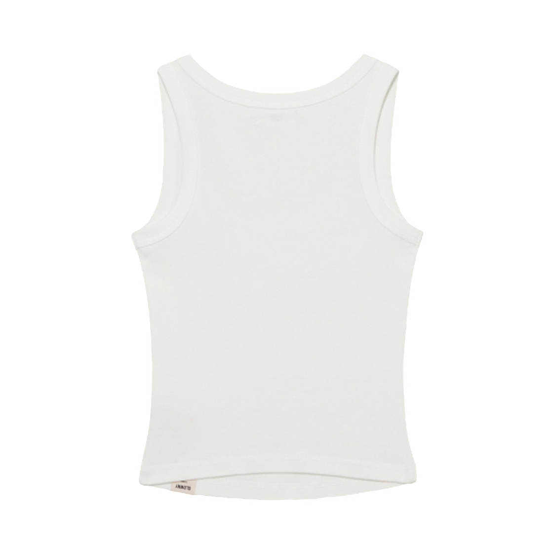 (W) 글로니 G 클래식 스쿱 넥 슬리브리스 화이트((W) Glowny G Classic Scoop Neck Sleeveless White) - 2