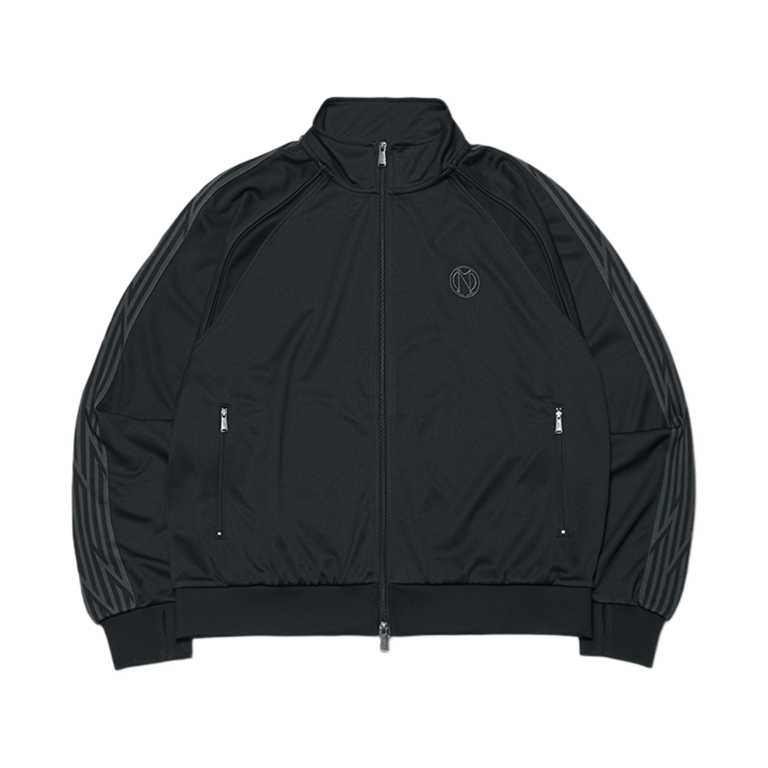 노매뉴얼 NM 와이드 트랙탑 블랙(NOMANUAL NM Wide Track Top Black) - 1