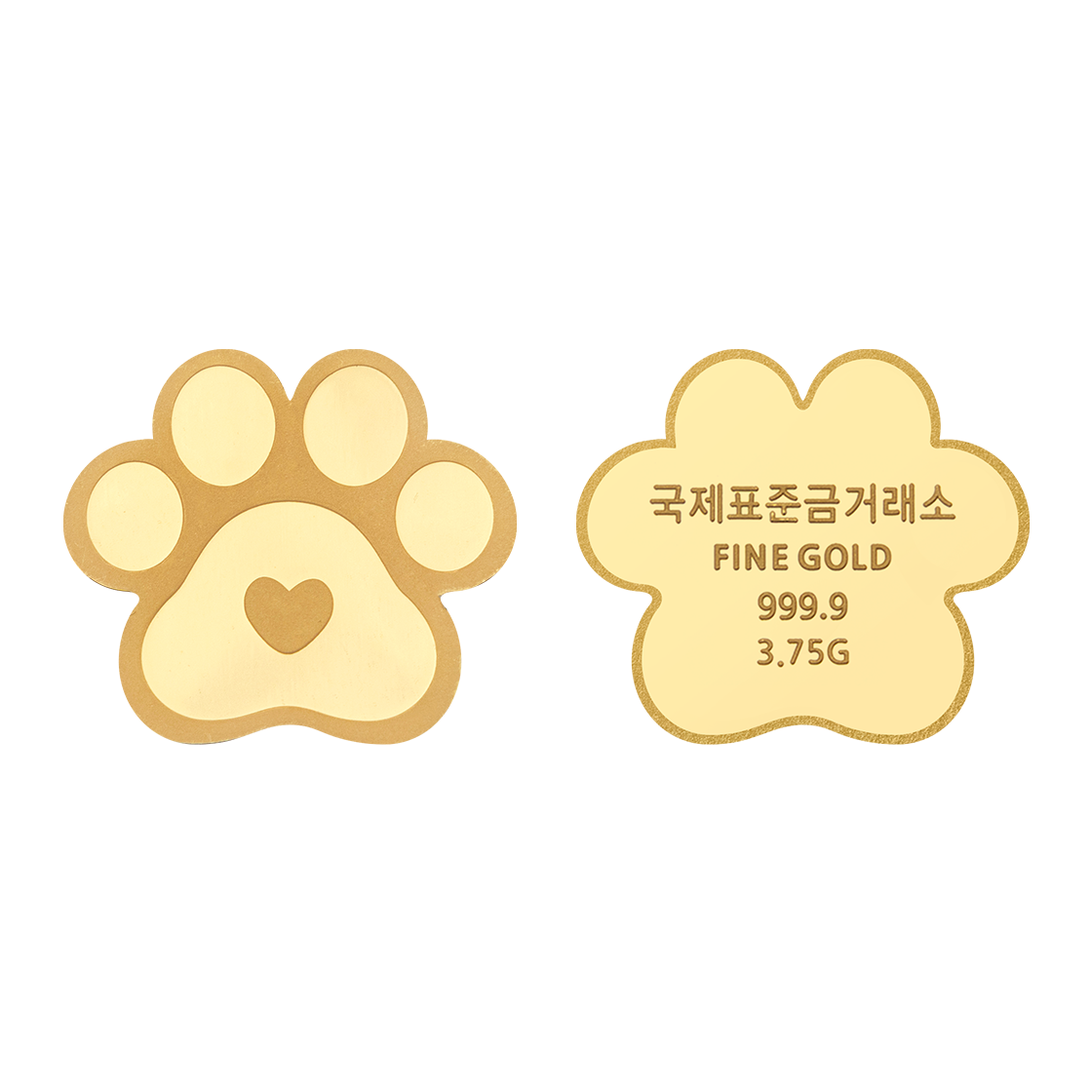 국제표준금거래소 발바닥 골드바 3.75g (각인 O)(International Standard Gold -Sole Gold Bar 3.75g) - 4