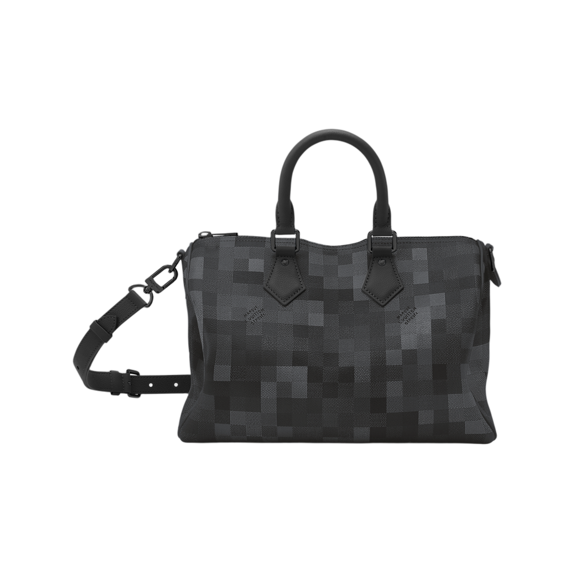 M28977 Louis Vuitton Speedy 30 Bandouliere Black
