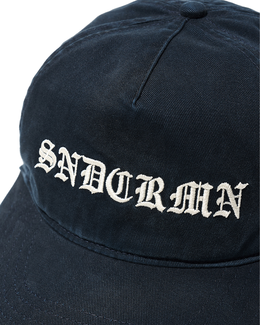 [예약 배송] 선데이세레머니 워시드 고딕 로고 캡 - 네이비([예약 배송] Sunday Ceremony Washed Gothic Logo Cap - Navy) - 4