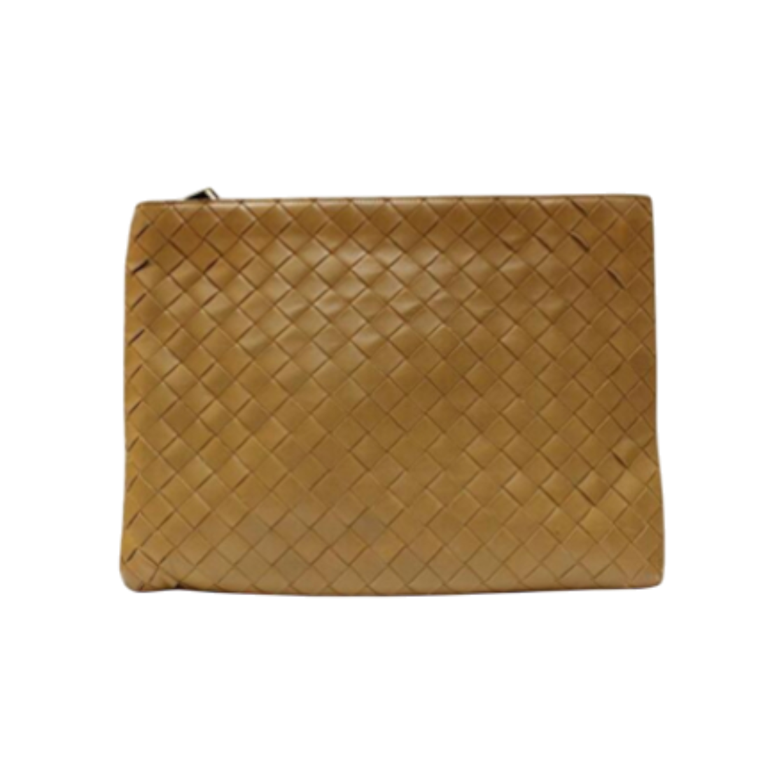 ITD6HFHT4SM8 Bottega Veneta Intrecciato Half-Zip Clutch 607479