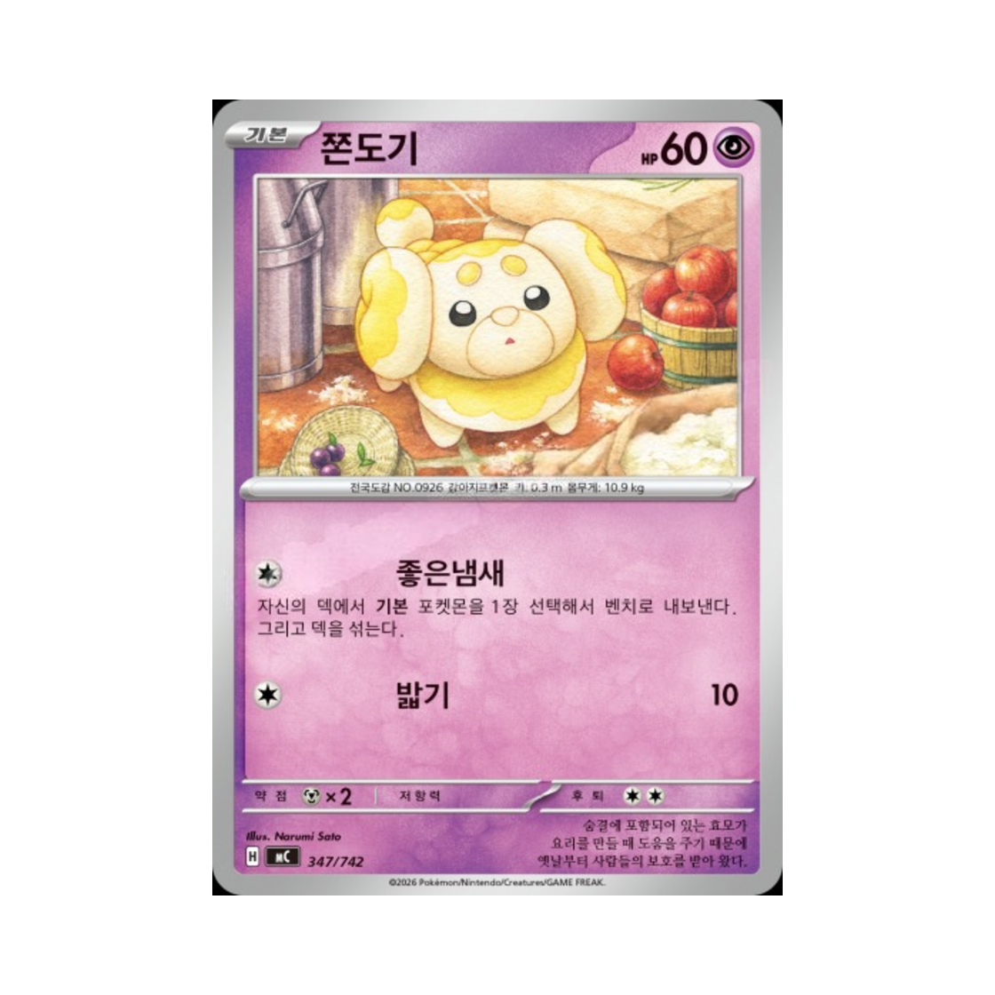 포켓몬 TCG 쫀도기 MEGA 스타트 덱 100 배틀컬렉션 (한글판)(Pokemon TCG Fidough MEGA Start Deck 100 Battle Collection (Korean Ver.)) - 1