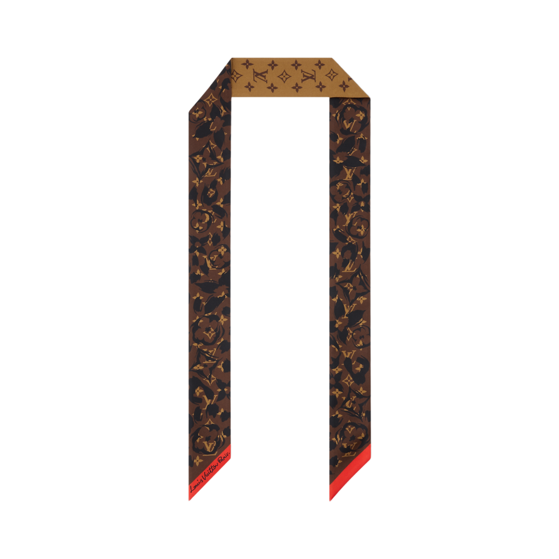 M97877 (W) Louis Vuitton LV Safari BB Bandeau Brown