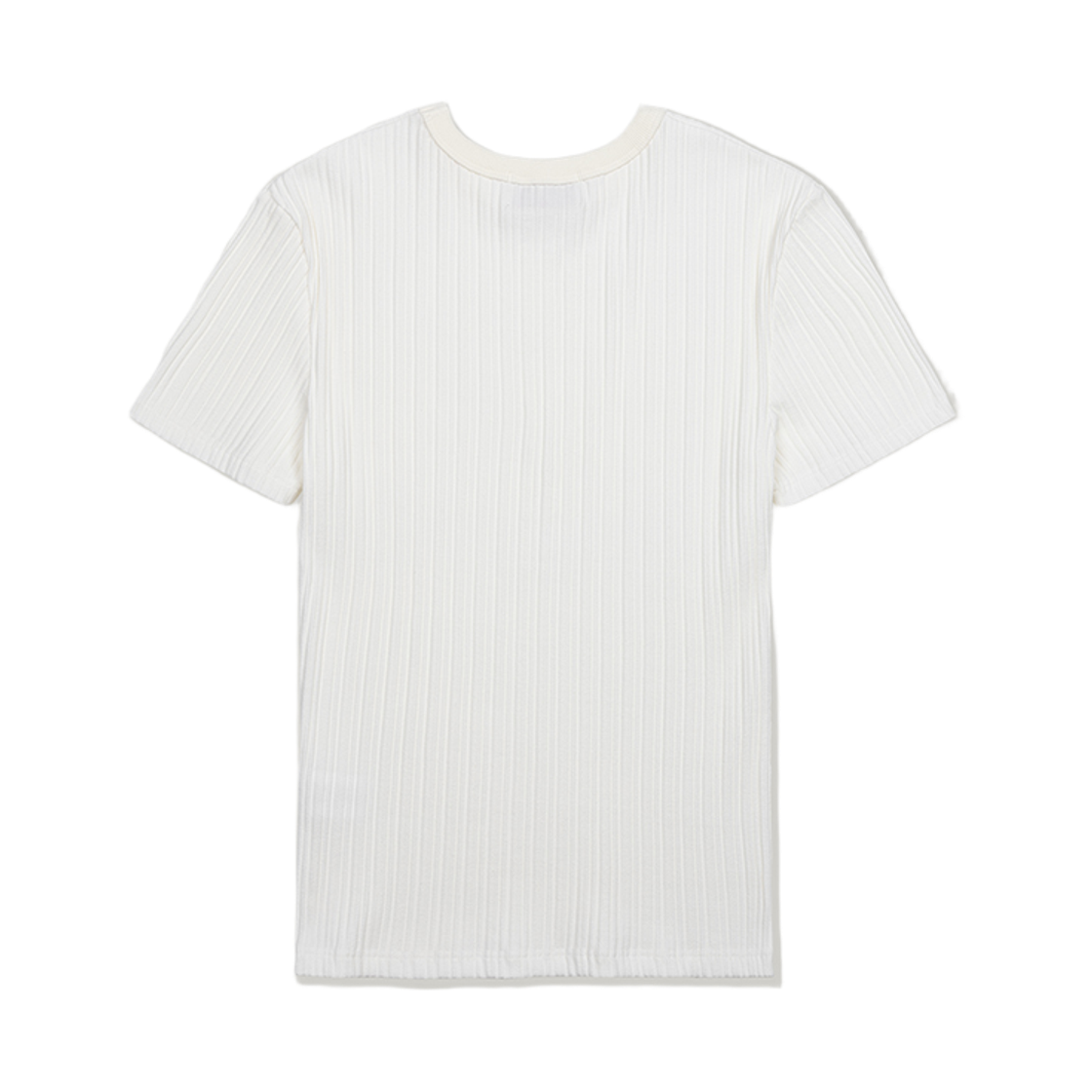 플로즈룸 리브드 하프 슬리브 화이트(Flawsroom Ribbed Half Sleeve White) - 2