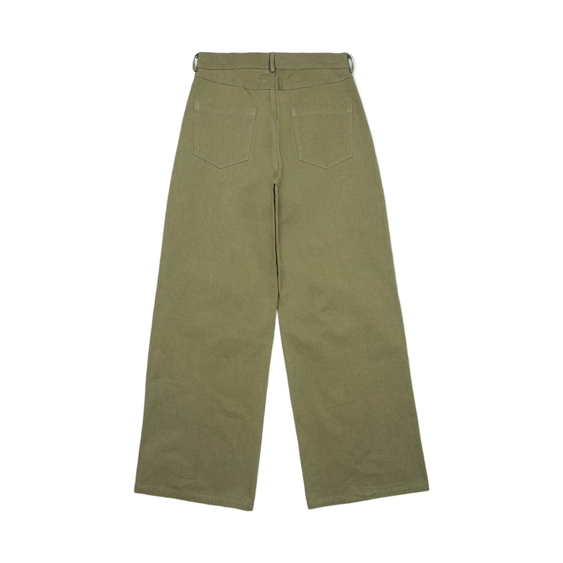 플로즈룸 플레어 버튼 팬츠 카키(Flawsroom Flare Button Pants Khaki) - 2