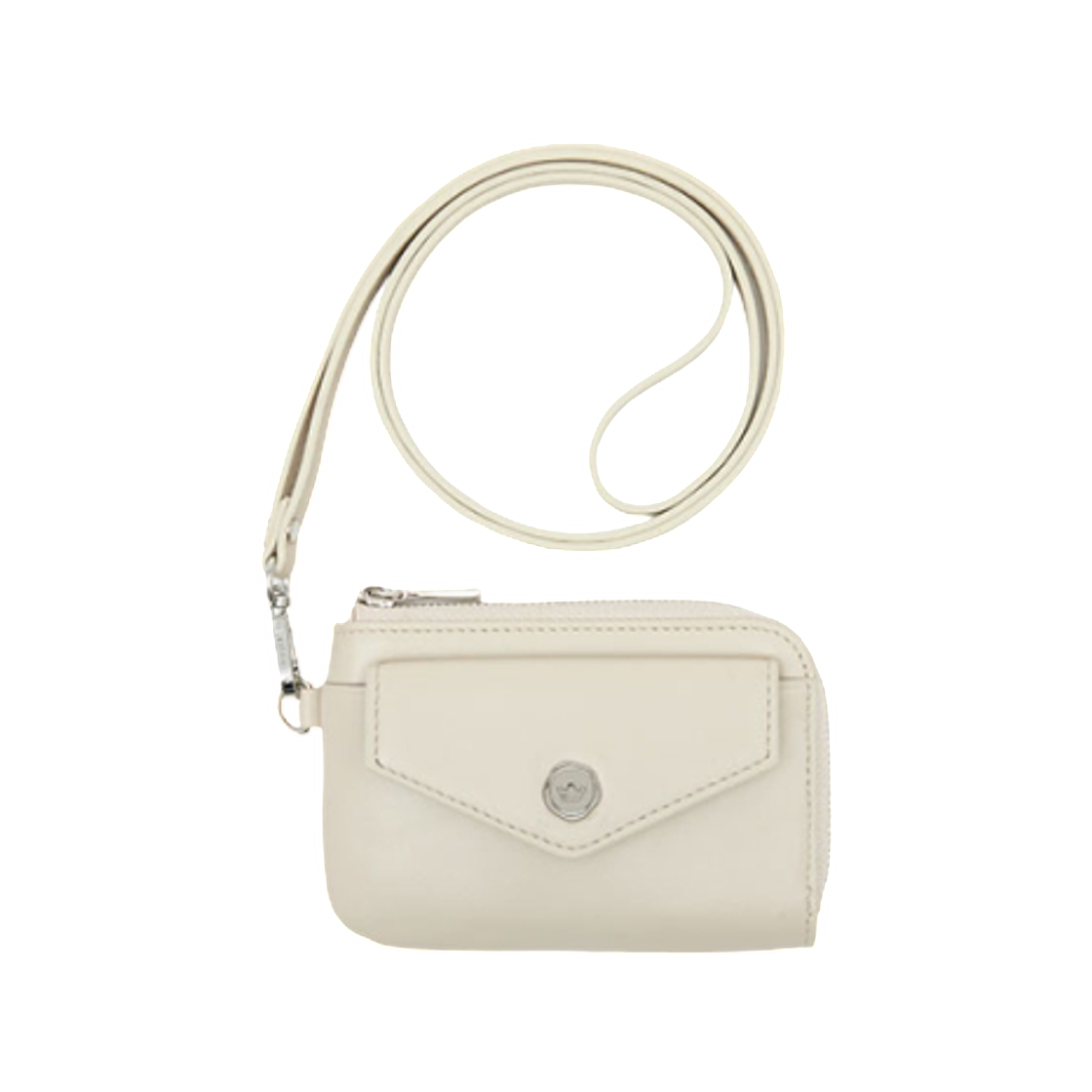 제이에스티나 레테라 크로스 카드 월렛 LS 페일 스톤(J.Estina Lettera Cross Card Wallet LS Pale Stone)