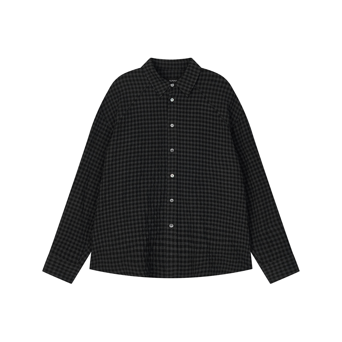 준느 S15 오버핏 깅엄 체크 셔츠(Junne S15 Overfit Gingham Check Shirts)