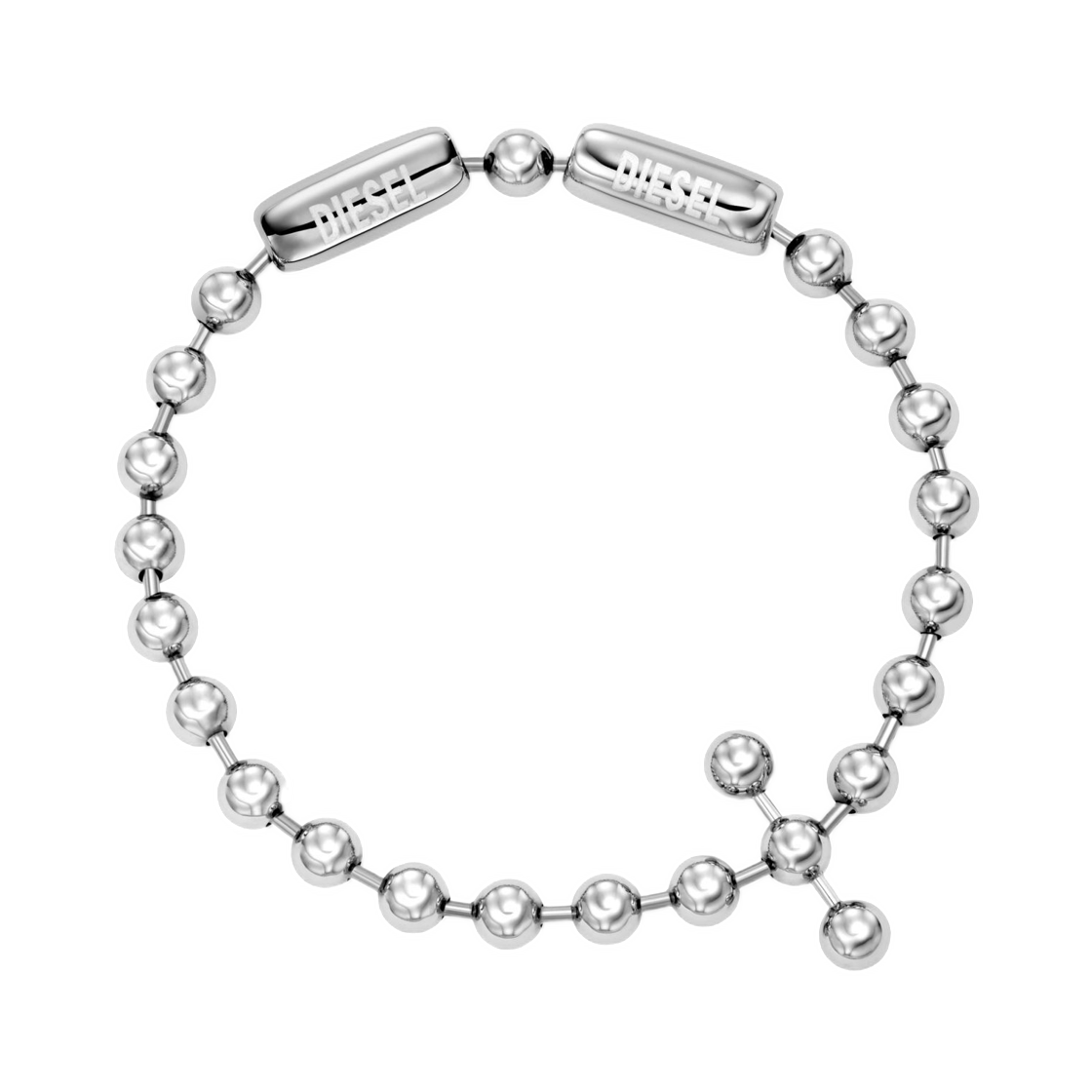 DX167500DJW Diesel Dx167500DJW Stainless Steel Chain Bracelet Silver
